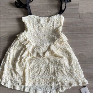 Cream lace dress